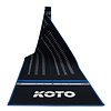 KOTO KOTO Carpet Check Out Modrý 285 x 80 cm - Koberec pod Terče