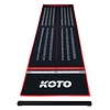 KOTO KOTO Carpet Checkout Červená 285 x 80cm + oche - Koberec pod Terče