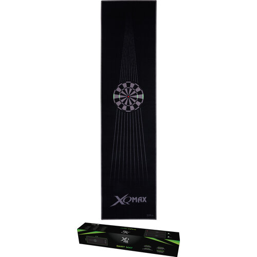XQMax Darts XQ Max Carpet Black Green 237x80 - Koberec pod Terče