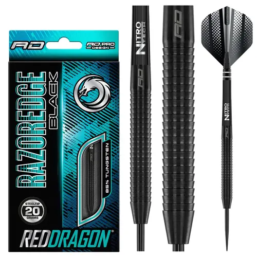 Red Dragon RedDragon Razor Edge Black 85% - Šipky Steel
