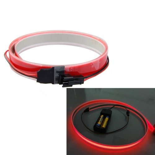 12V Neon EL-strip rood 12V Neon EL-strip rood