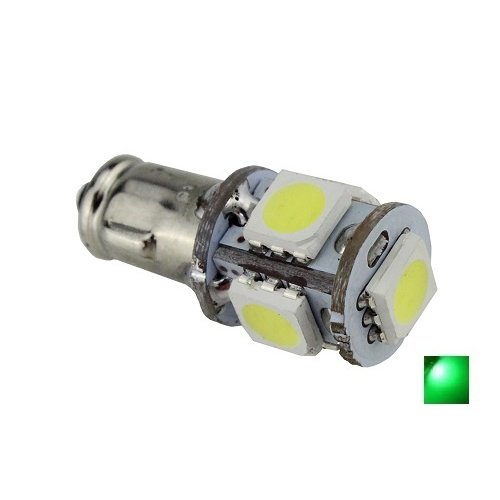 BA7S 5X 5050SMD LED groen 6V BA7S 5X 5050SMD LED groen 6V