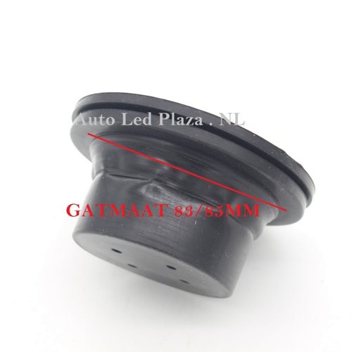 Universele koplamp stofkap t.b.v. led dimlicht 100MM 2 stuks Universele koplamp stofkap t.b.v. led dimlicht 100MM 2 stuks
