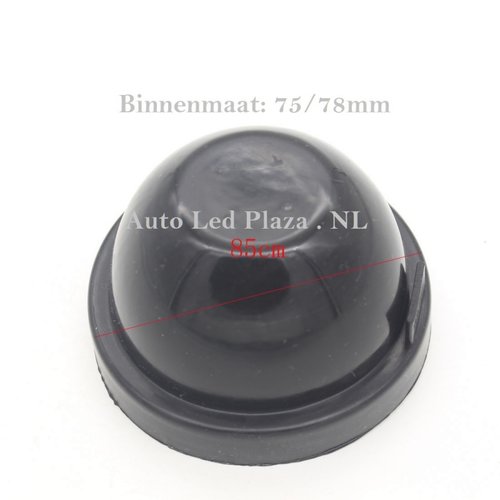 Universele koplamp stofkap t.b.v. led dimlicht 85MM 2 stuks Universele koplamp stofkap t.b.v. led dimlicht 85MM 2 stuks
