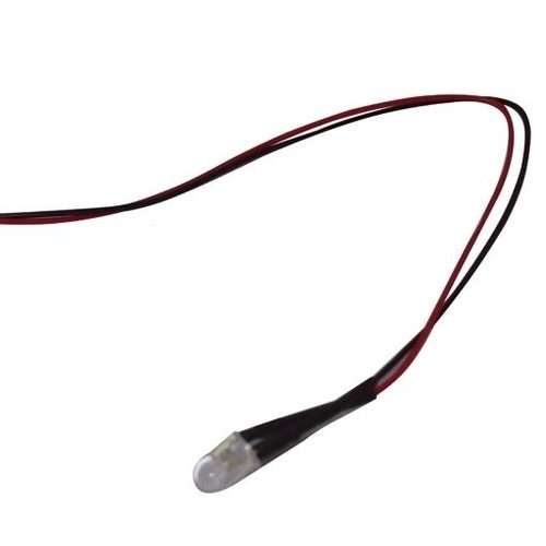 24V 5mm 1X led incl. 15cm. draad Rood 24V 5mm 1X led incl. 15cm. draad Rood
