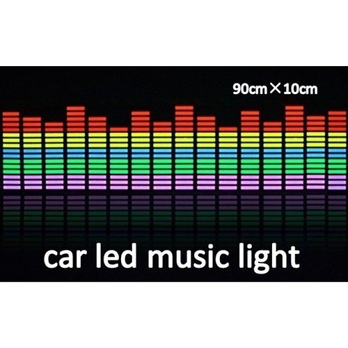 Sound activated equalizer led bar 90 X 10cm Sound activated equalizer led bar 90 X 10cm