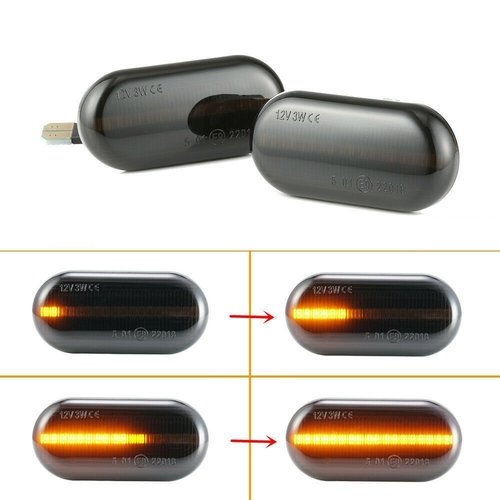 Renault Set á 2st Dynamisch LED zij knipperlicht voor Clio Type 1 Clio Type 2 Renault Set á 2st Dynamisch LED zij knipperlicht voor Clio Type 1 Clio Type 2