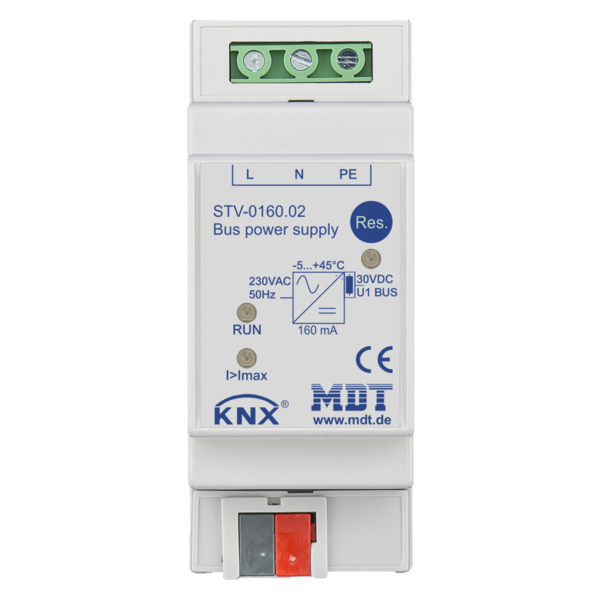 MDT Fonte de alimentação 160mA KNX/EIB com indutor integrado