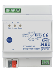 MDT 640mA KNX/EIB Power Supply with integrated choke 4SU MDRC