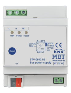 MDT Fonte de alimentação KNX/EIB 640mA com indutor integrado