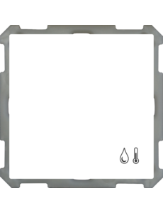 MDT Regolatore di Temperatura Ambiente KNX Smart 63 | Sensore di Temperatura/Umidità | Bianco Lucido Studio