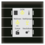 MDT Glass Push Button II Smart 4/6/8/12 pieghe, + sensore di temperatura Nero Display a colori e indicatore di stato RGB