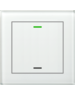 MDT Glass Push Button II Lite	1-fold, with temp.sensor  Version NEUTRAL