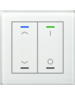 MDT Glass Push Button II Lite	2-fold, Version  UP/DOWN and I/O symbol with temp.sensor