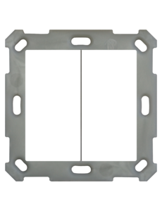 MDT Push Button Lite 55 Basic 2-fold, white glossy finish