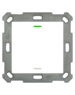 MDT Push Button Lite 55 1-fold RGBW with temp.sensor white glossy finish, Version NEUTRAL