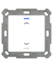 MDT Push Button Lite 55 1-fold RGBW white glossy finish, Version UP/DOWN symbol