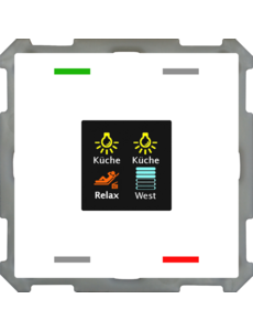 MDT KNX Tastsensor Smart 63 | without and with Temp./Humidity Sensor