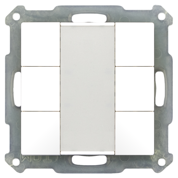 MDT Botón pulsador 55mm 6-vías Empotrado