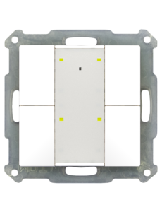 MDT Interruptor 55mm 4-vias Plus Embutido, LED de status e orientação