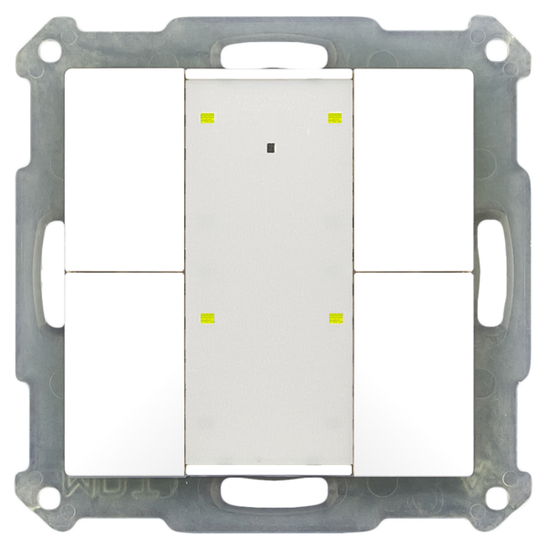 MDT Interruptor 55mm 4-vias Plus Embutido, LED de status e orientação