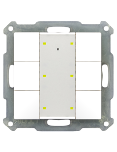 MDT Taster 55mm  6-voudig Plus Inbouw status- en oriëntatie-led