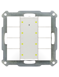 MDT Interruptor 55mm 8-vias Plus Embutido, LED de status e orientação