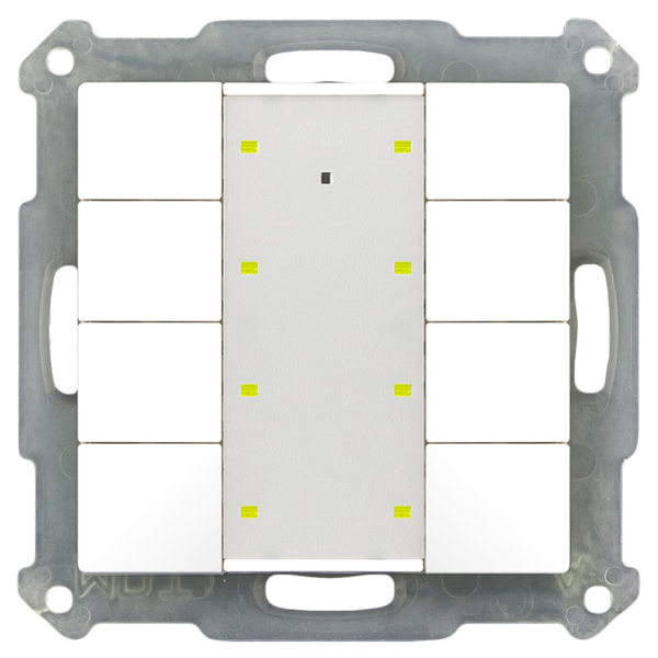 MDT Taster 55mm 8-fach Plus UP  Status und Orientierungs LED