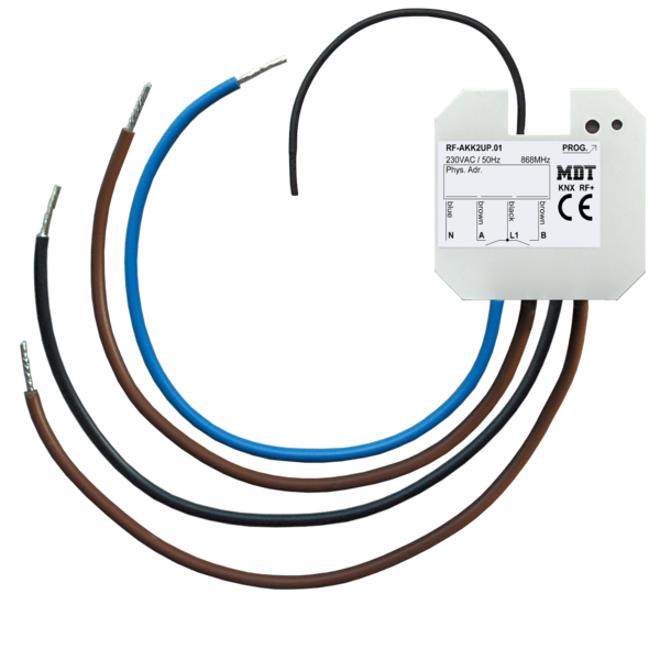 MDT Actionneur KNX RF+ 2 canal Encastré, 230V, 10A