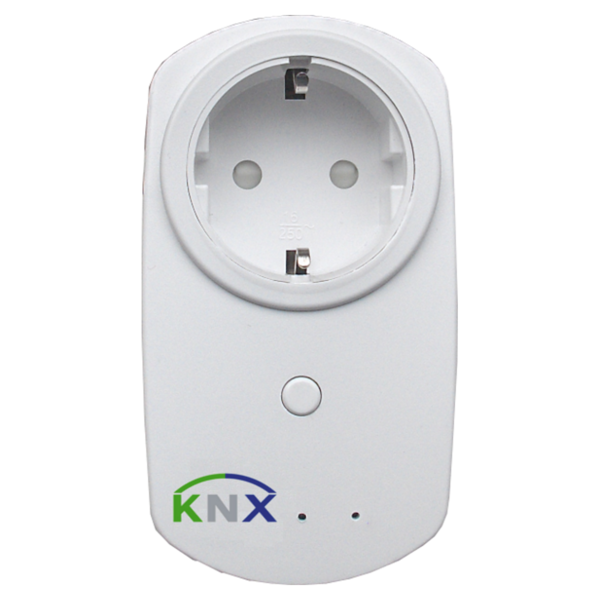 MDT Tomada KNX RF+ com medição de potência ativa 230VAC, 16A