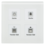 MDT KNX RF+ Glas-Tastsensor Plus 4-fach mit Schaltaktor