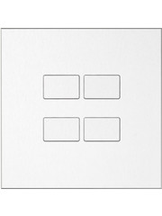 Ipas KNX Paneel Largho  4-fold  with  raised buttons (0,5 mm)