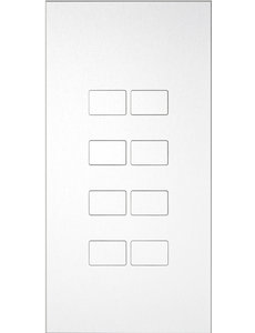 Ipas KNX Tableau  Largho 8-fach mit bündige Tasten