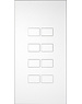 Ipas KNX Tableau  Largho 8-fold  with  flat buttons