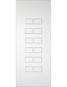 Ipas KNX Tableau  Largho 12-fold  with  raised buttons (0,5 mm)