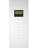 Ipas KNX Tableau  Largho 6-fold  with room temperature regulator and Diisplay with  flat buttons