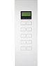 Ipas KNX Paneel Largho 10-fold  with room temperature regulator and Diisplay with  flat buttons