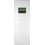 Ipas KNX Paneel Largho 12-fold  with room temperature regulator and Diisplay with  flat buttons