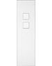 Ipas KNX Tableau Barchetto 2-fold  with  raised buttons (0,5 mm)