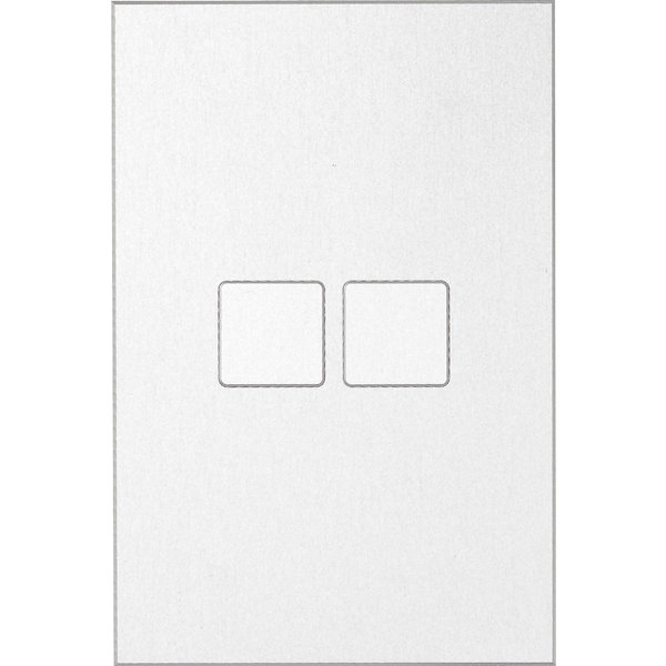 Ipas KNX Tableau  Contrattempo 2-fold  with  raised buttons (0,5 mm)