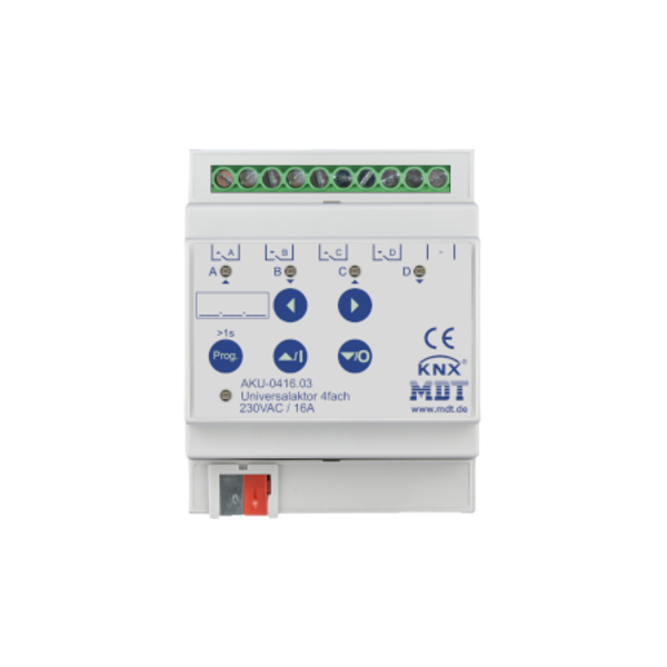 MDT MDT AKU-0416.03 KNX Universal Actuator | 4-fold 16Amp.