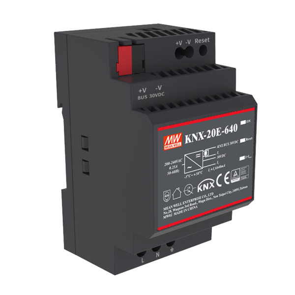Mean Well Fuente de alimentación de bus de 640 mA +30Vdc