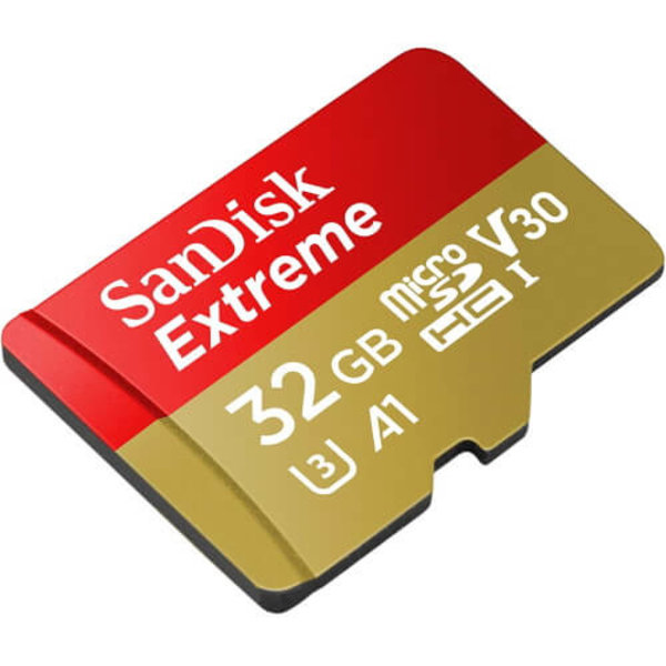 SanDisk SanDisk microSDHC Extreme 32GB 100MB/s CL10 + SD adapter