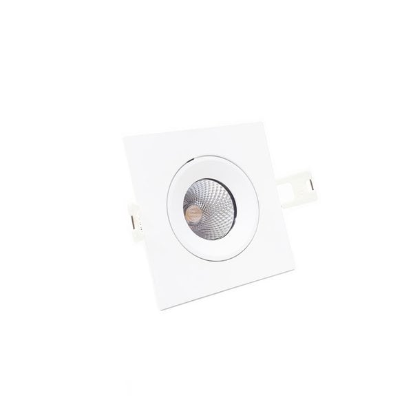 LEDLED-Meanwell Square  tilting spot 85mm  5W Incl. KNX driver pre-assembled