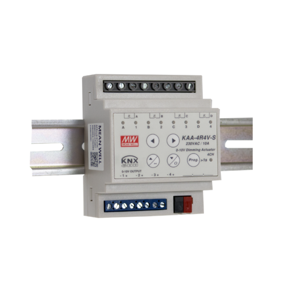 Meanwell 8 v. schakelaktor 10A per kanaal 4 TE C-Load Data Secure