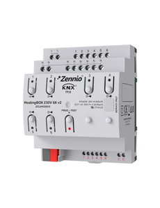 Zennio ZCL6H230V2 KNX heating actuator | 6-fold, 6 inputs