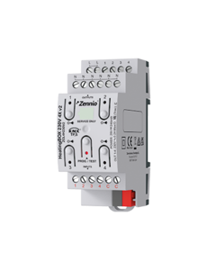 Zennio ZCL4H230V2 KNX actionneur de chauffage | 4 sorties, 4 entrées