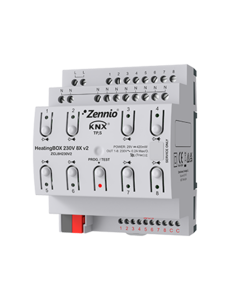 Zennio ZCL8H230V2 KNX heating actuator | 8-fold, 8 inputs