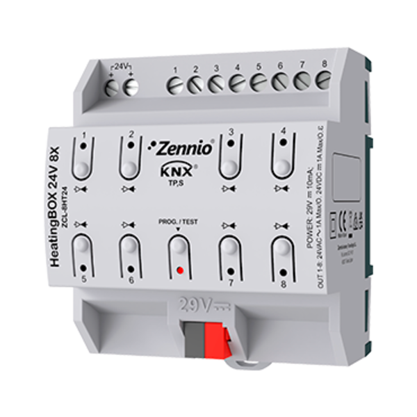 Zennio HeatingBOX 24V 8X 8 uscite 24 VAC/DC | ZCL-8HT24