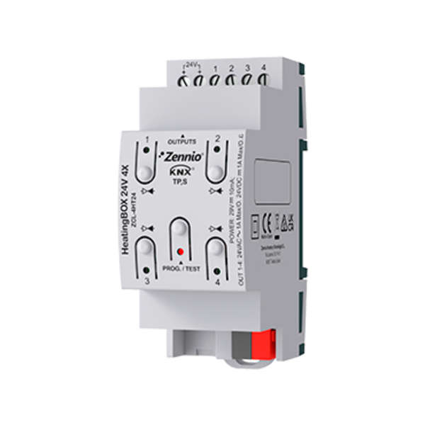 Zennio HeatingBOX 24V 4X 4 outputs 24 VAC/DC | ZCL-4HT24